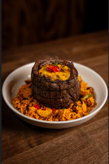 CHURRASCO RELLENO DE MADURO